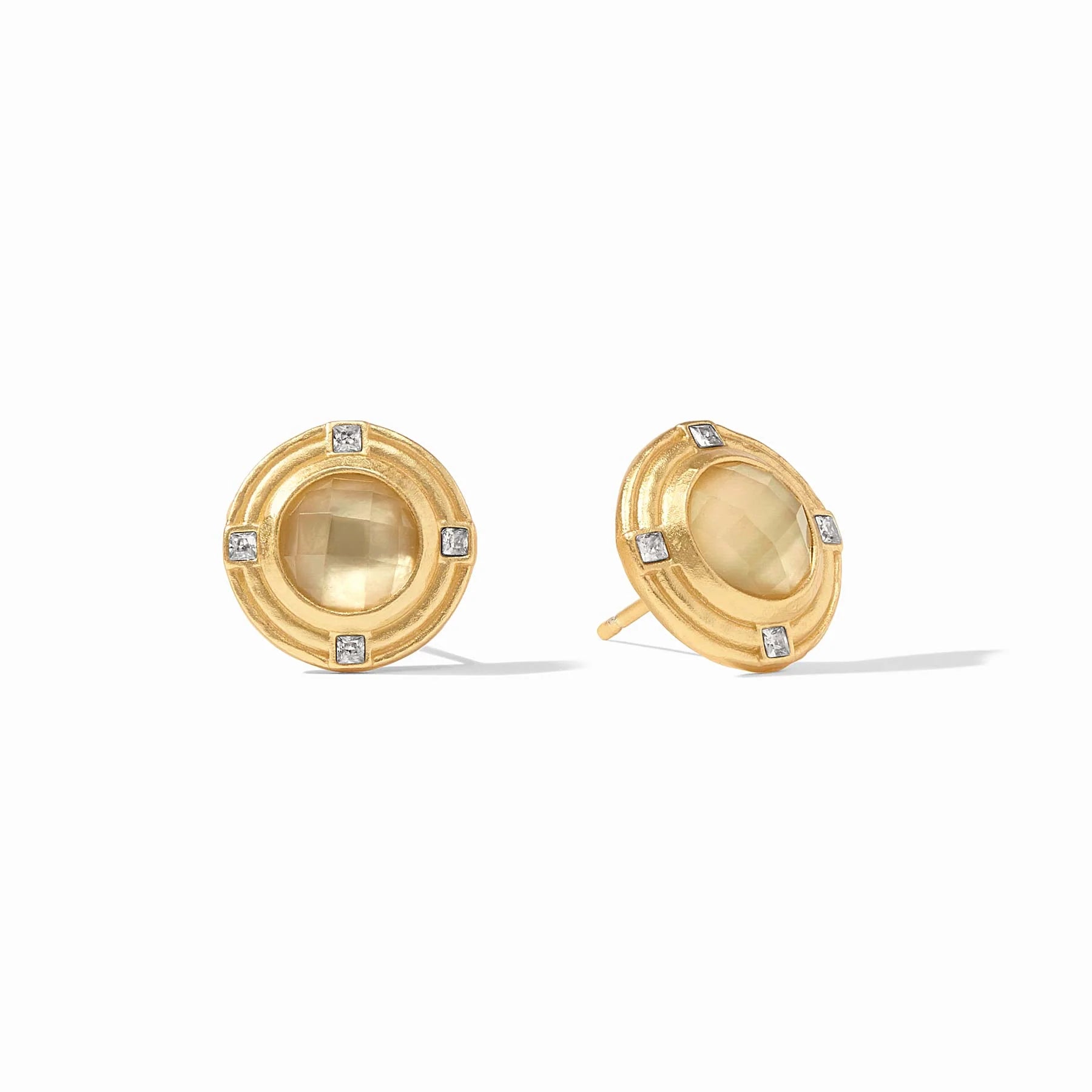 Astor Stone Stud Earring - Julie Vos