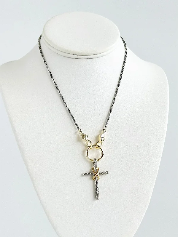 Know Cross Pendant Necklace