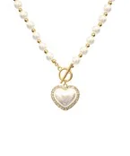 Golden Heart Charm Necklace