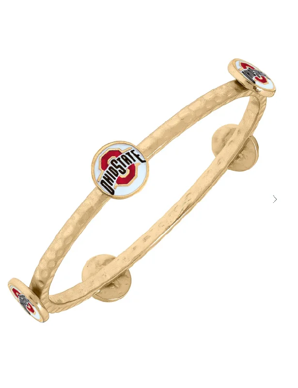 Ohio State Bracelet - Canvas Style