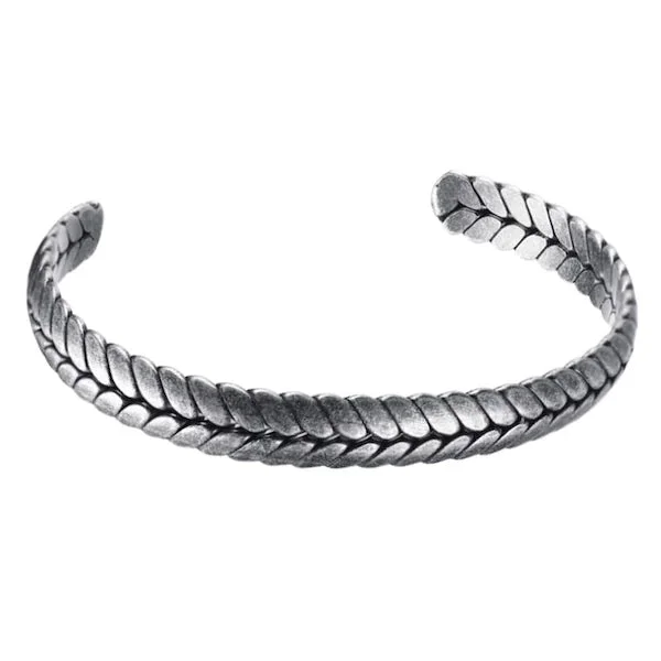 Classy Men Braided Vintage Cuff Bracelet