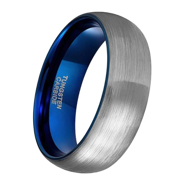 Classy Men Brushed Tungsten Ring