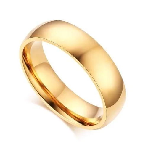 Classy Men Classic Ring Gold