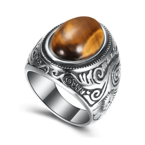 Classy Men Opal Stone Ring