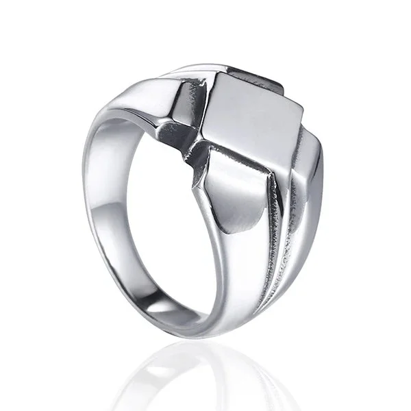 Classy Men Silver Viking Design Ring