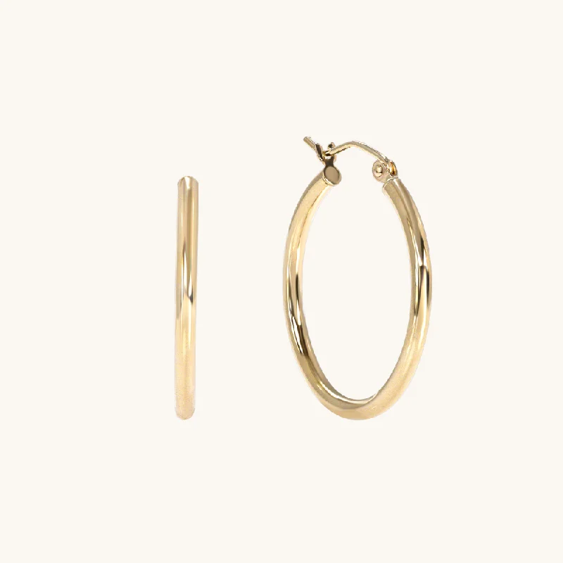 Polished Hoop Earrings