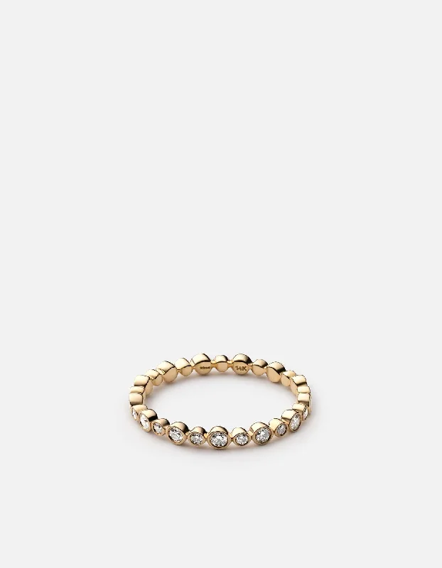 Apollo Ring, 14k Gold Pavé