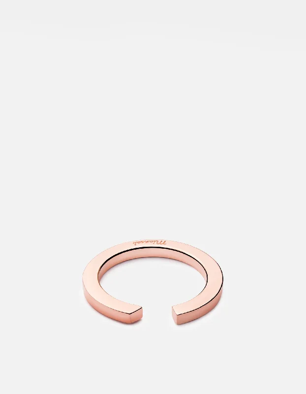 Arduin Ring, Rose Plated