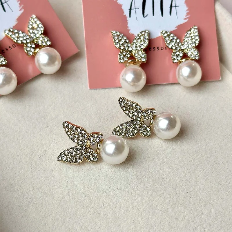 Butterfly Studs (Golden)