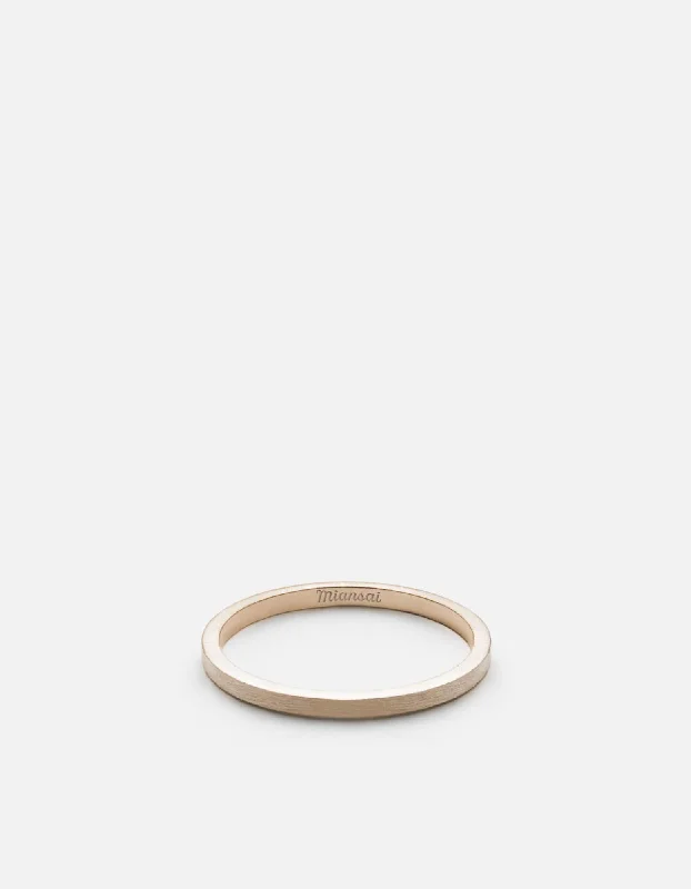 1.5mm Gold Band, 14K Gold