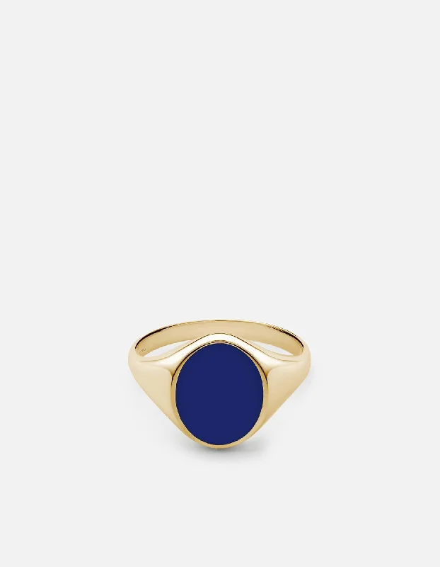 14k Gold/Blue