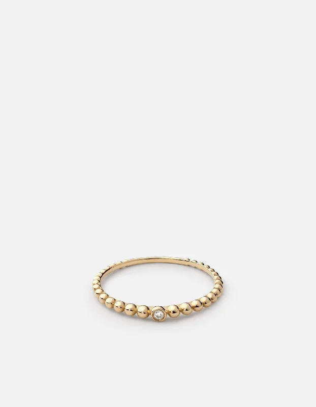 Ida Ring, 14k Gold Pavé