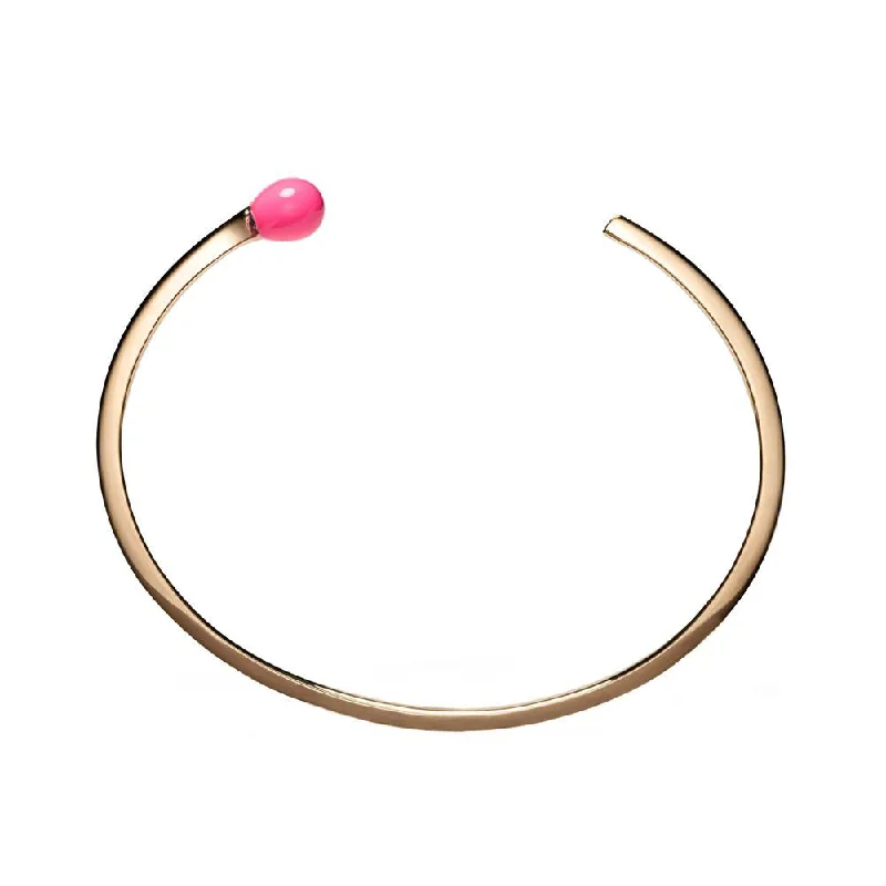 Matchstick Cuff with Pink Tip