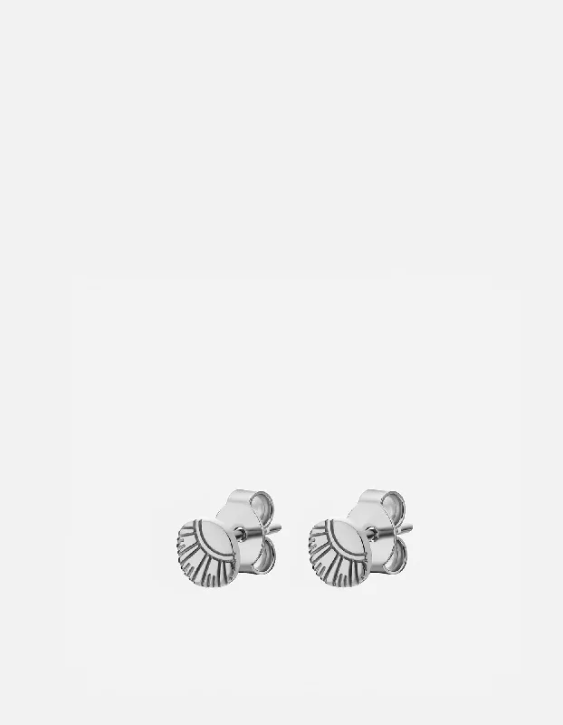 Meridian Stud Earrings, Sterling Silver