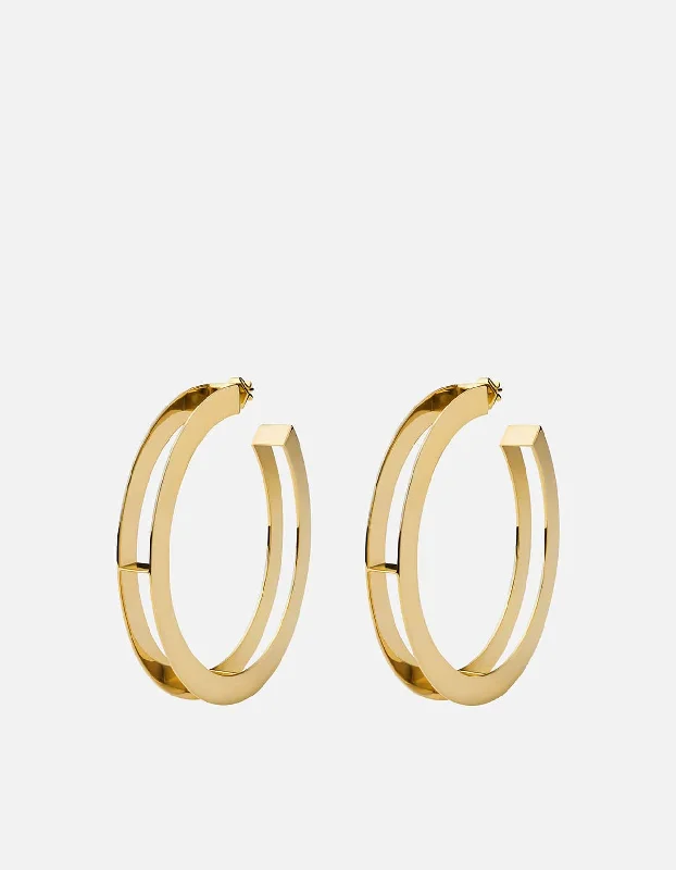 Opus Earrings, Gold