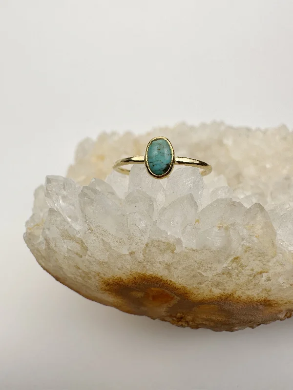 Oval Turquoise Ring