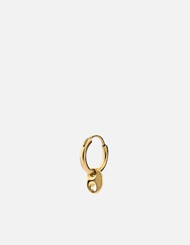 Pyper Huggie Earring, Gold Vermeil