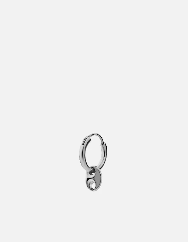 Pyper Huggie Earring, Sterling Silver