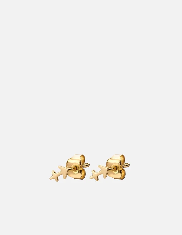 Sagittarius Astro Studs, 14k Gold