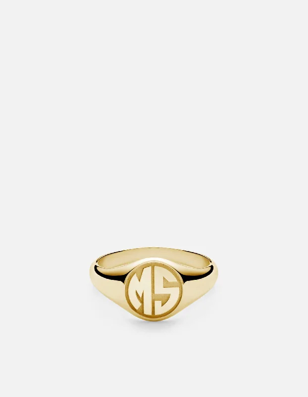 Signet Ring, 14k Gold