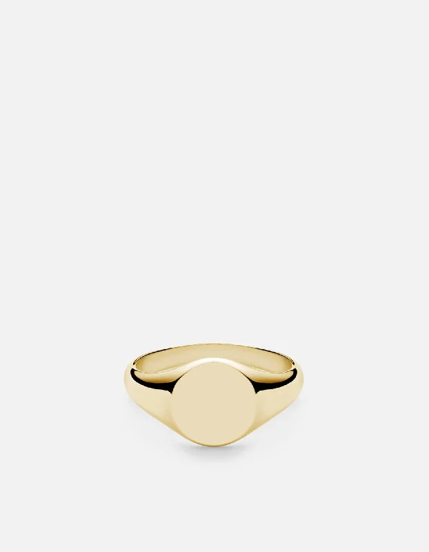 Signet Ring, 14k Gold