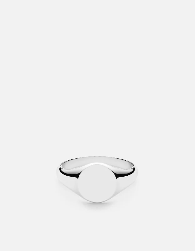 Signet Ring, Sterling Silver