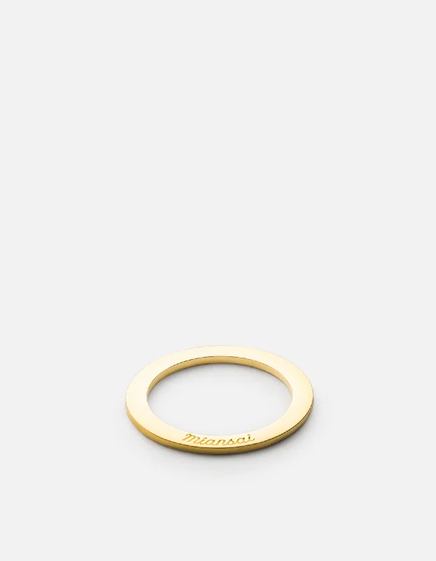 Washer Ring, 10k Gold