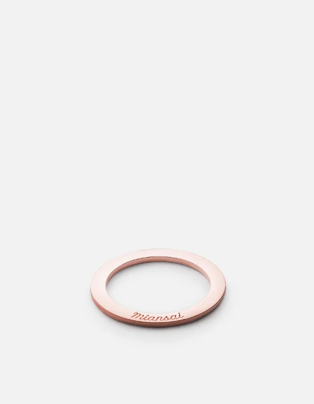 Washer Ring, Rose Plated