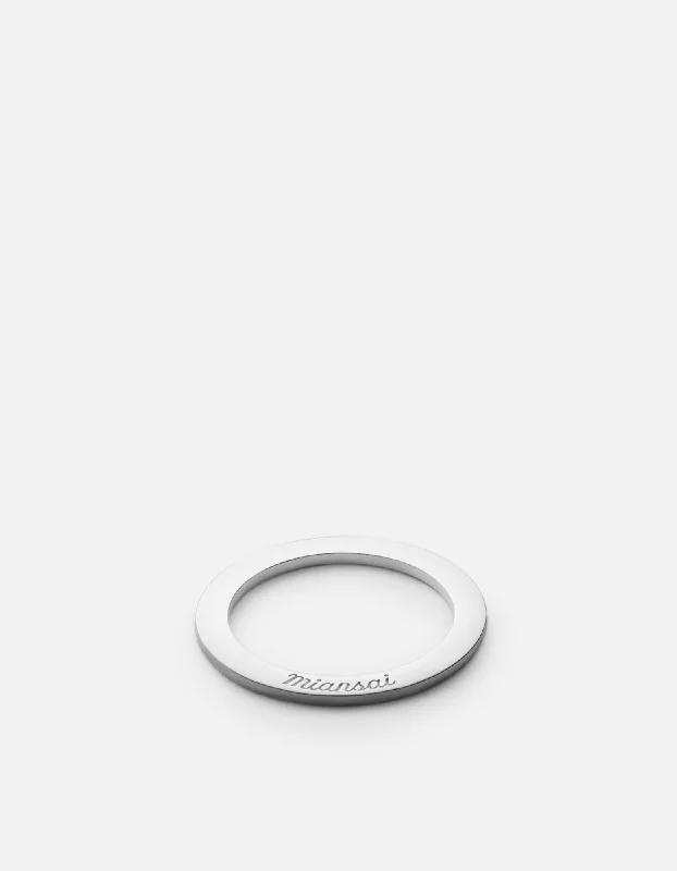 Washer Ring, Sterling Silver