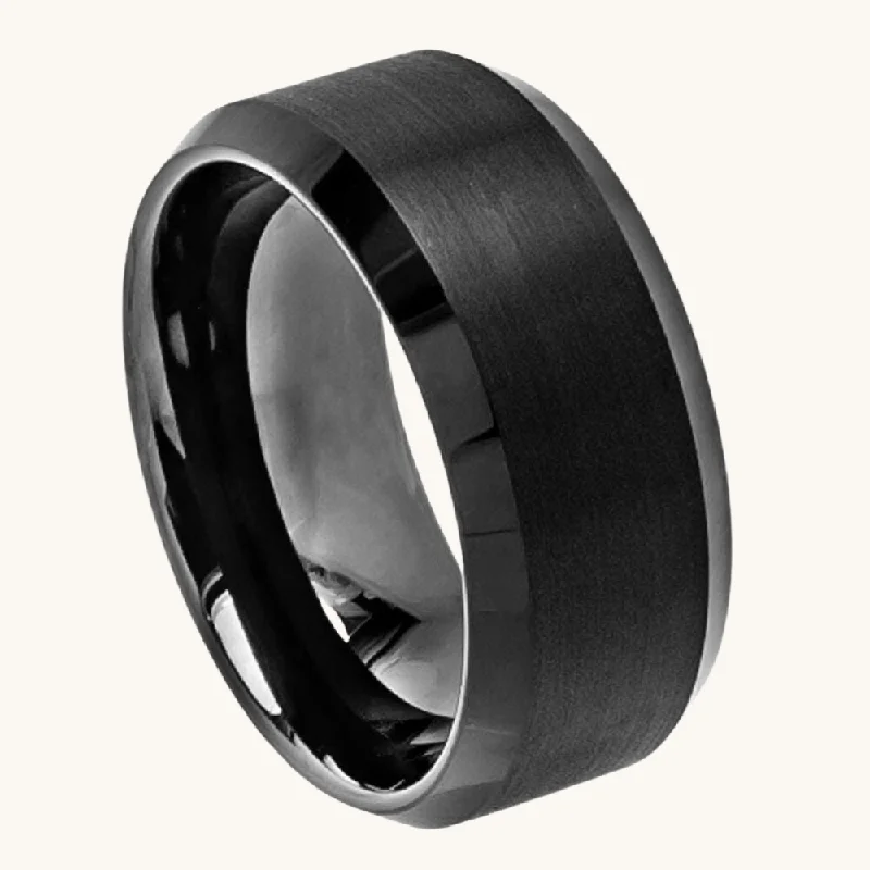 Black Tungsten Band