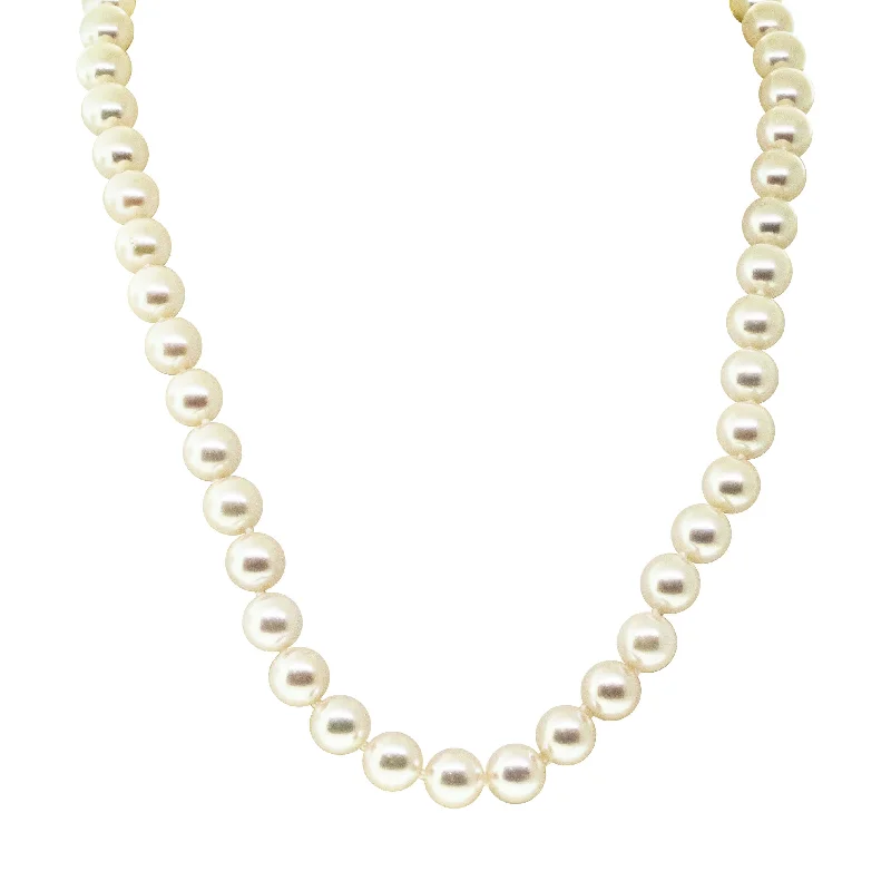 9ct Yellow Gold Akoya Pearl Strand