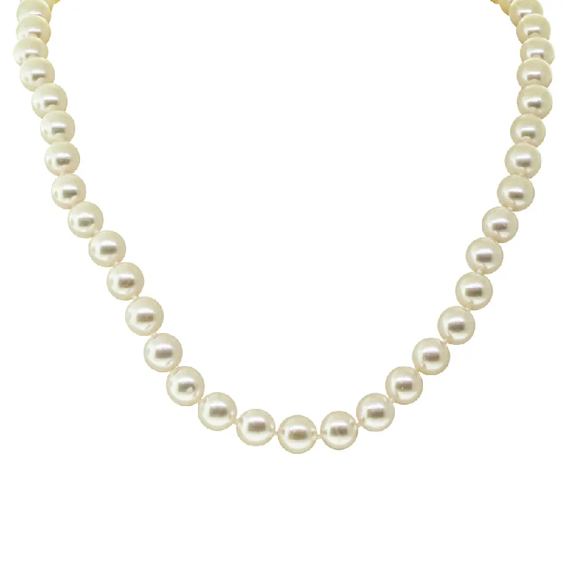 9ct Yellow Gold Akoya Pearl Strand