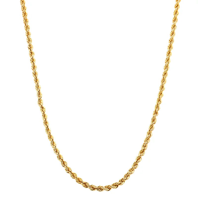 Deja Vu 21ct Yellow Gold Twist Link Chain