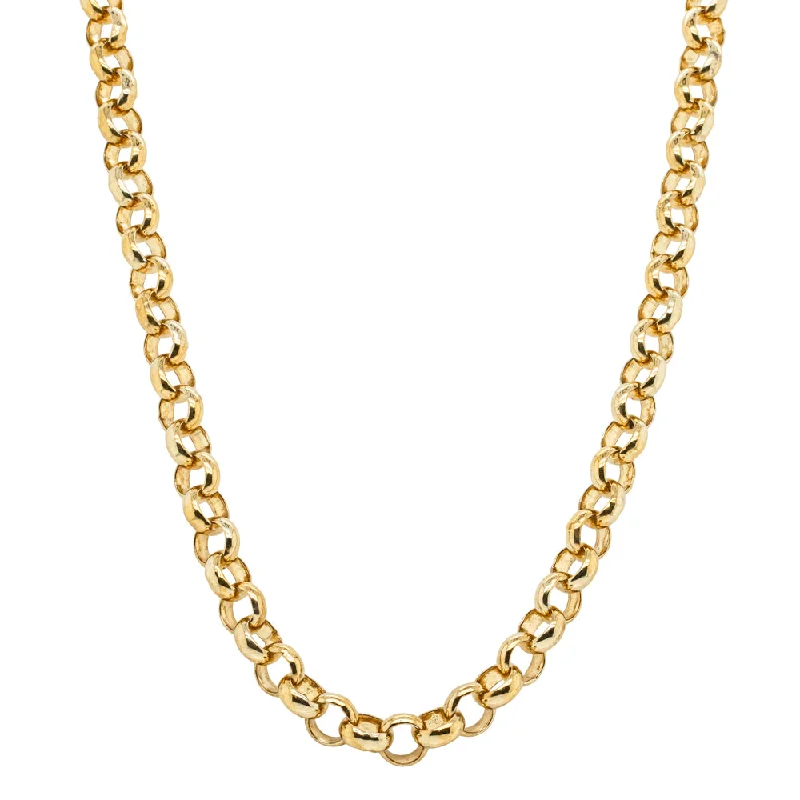 Deja Vu 9ct Yellow Gold Belcher Link Chain