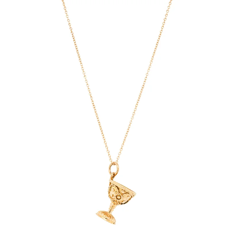 Deja Vu 9ct Yellow Gold Chalice Necklace