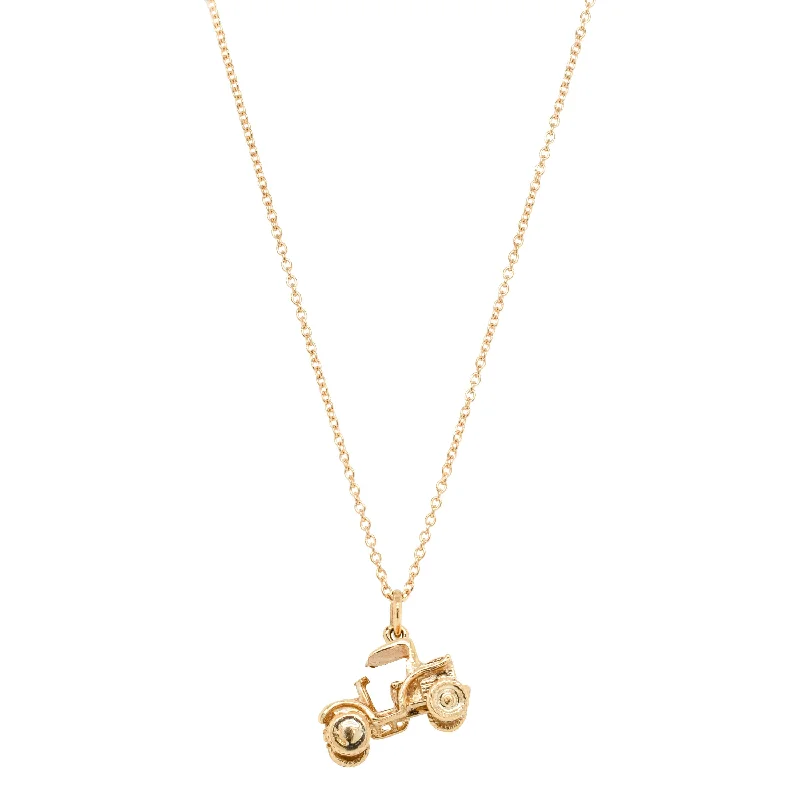 Deja Vu 9ct Yellow Gold Classic Car Necklace