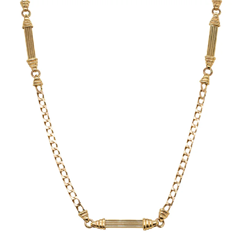 Deja Vu 9ct Yellow Gold Curb Chain