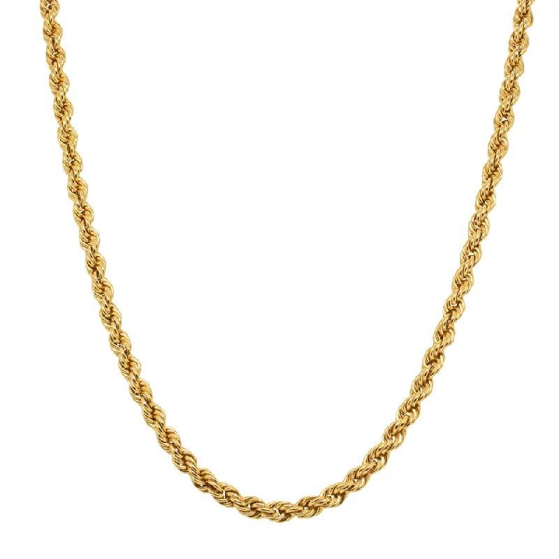 Deja Vu 9ct Yellow Gold Rope Link Chain