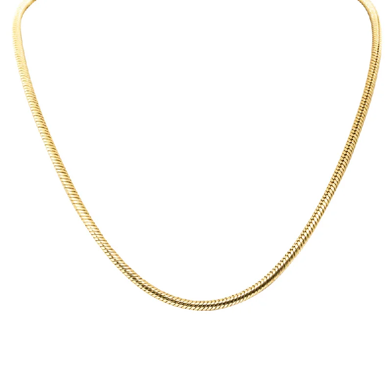 Deja Vu Pandora 14ct Yellow Gold Snake Chain