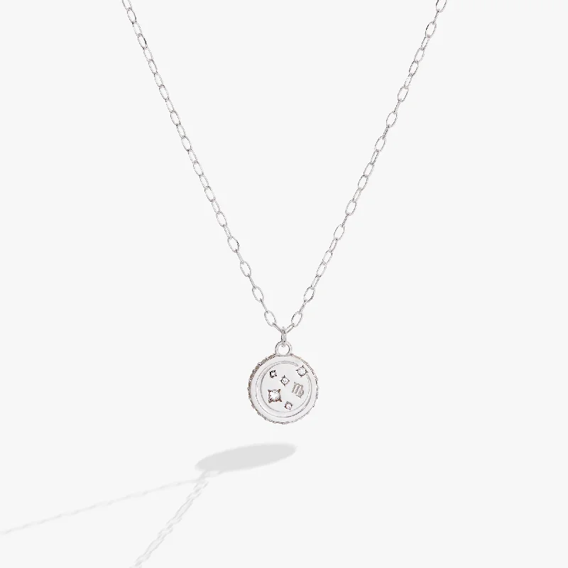 Virgo Zodiac Precious Necklace