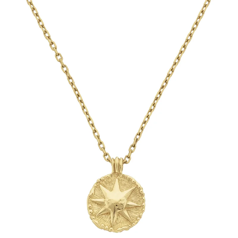 Zoe & Morgan Let the Sun Shine in Necklace - Gold Plated