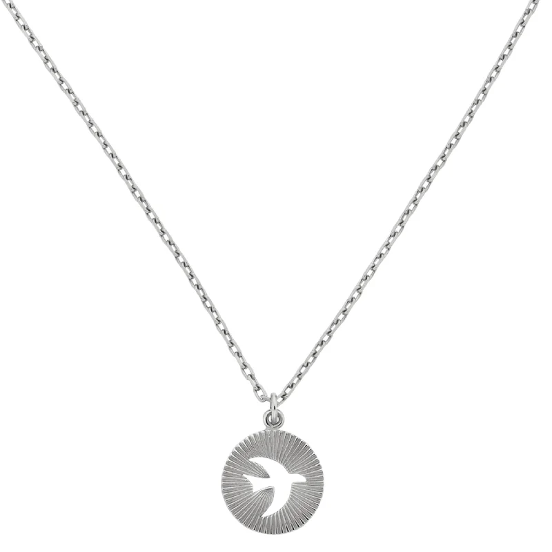 Zoe & Morgan Moonbird Necklace - Sterling Silver